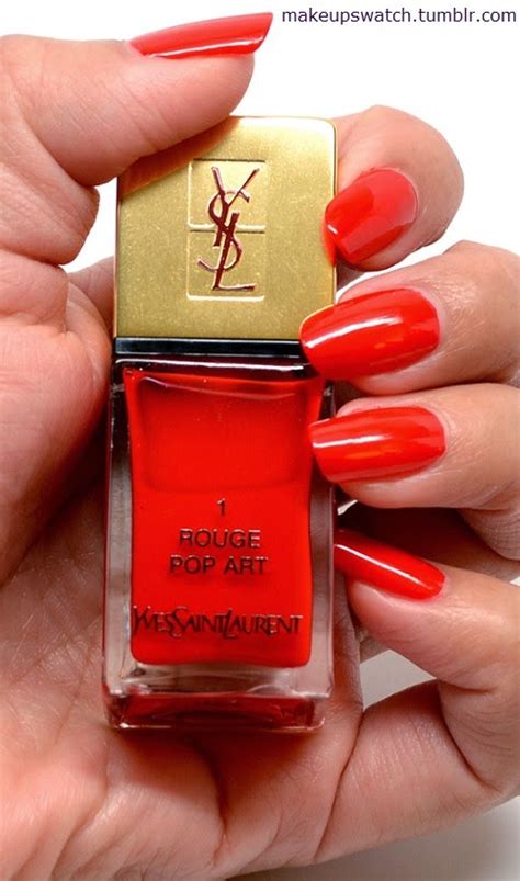 ysl la laque couture in 1 rouge pop art|la laque couture varnish.